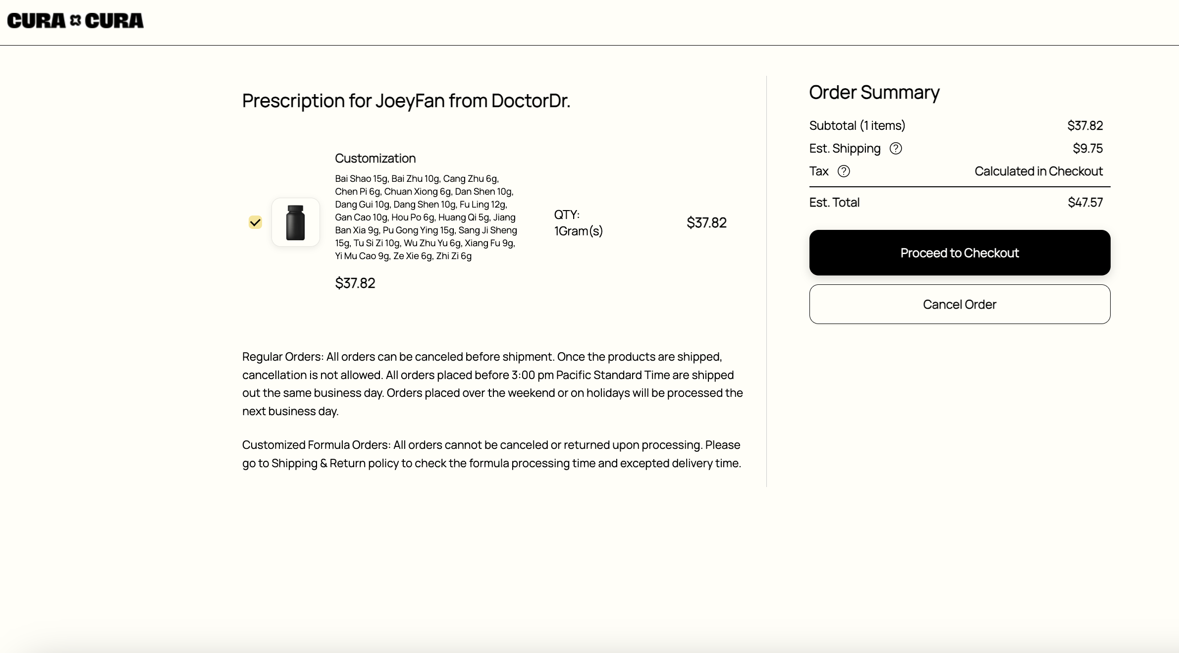 customer payment view page